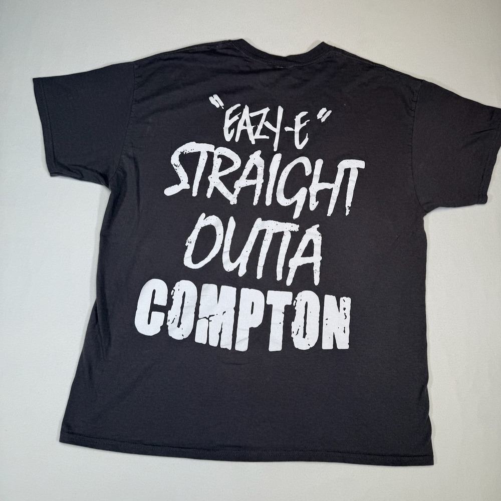 Eazy-E Straight Outta Compton T-Shirt Hip Hop Rap NWA Music Fan Tee